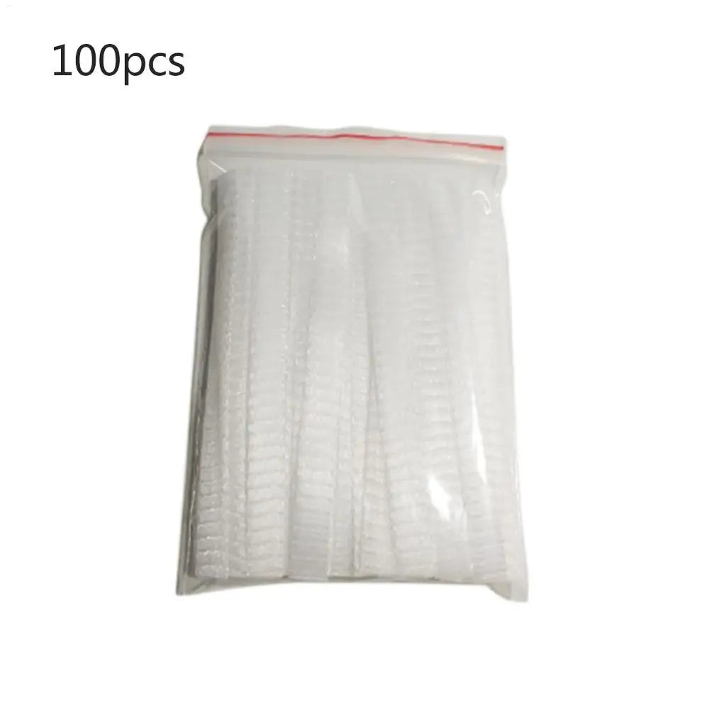 100pcs Makeup Brush Mesh Net Covers – Elastic Protective Sheath