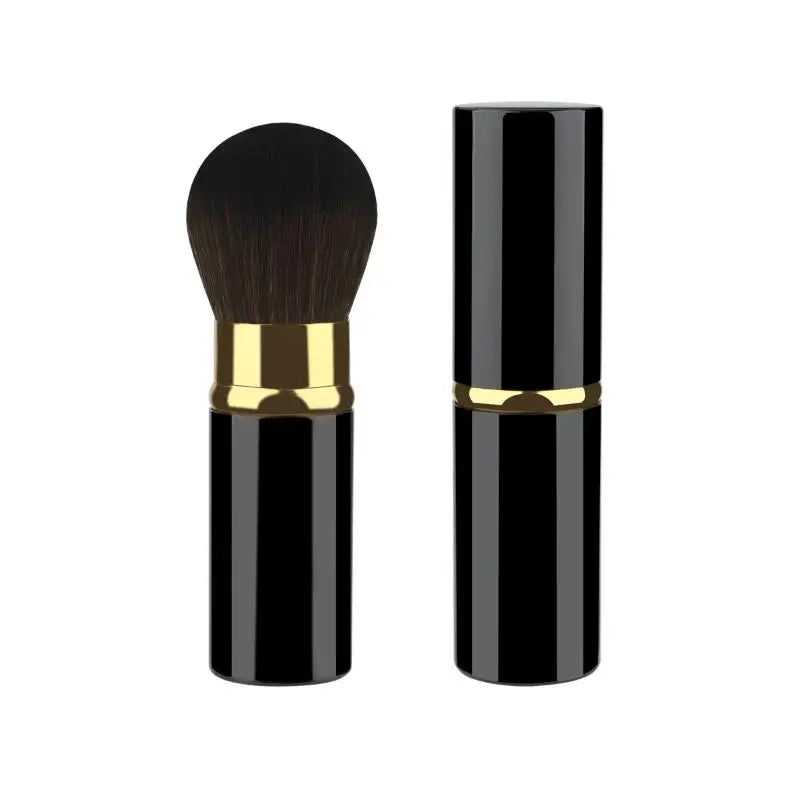 Retractable Cosmetic Brush Portable Face Powder Blusher Foundation Blush Highlight Brush Fiber Hair Handle Brush Female Peaceful Pleasures Health and Wellness A2