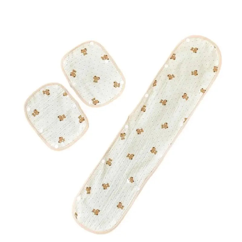 Baby Stroller Comfort Set – Cotton Handlebar & Strap Covers