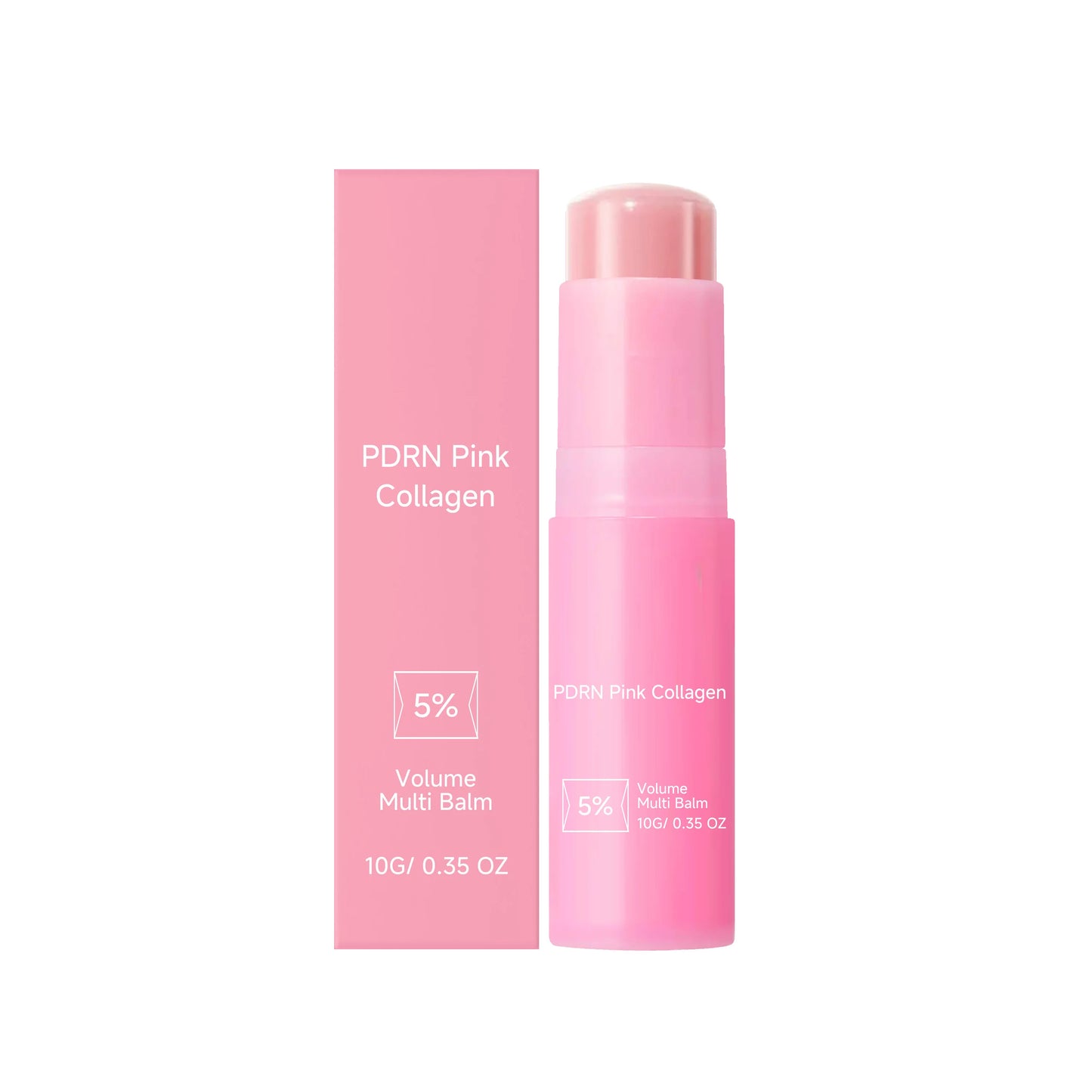 Moisturizing Wrinkle Multi Balm Collagen Multi Balm Stick Improve Skin Dull Boost Radiance Hydrating Lip Face Multi Cream Stick Peaceful Pleasures Health and Wellness 10g Boxed