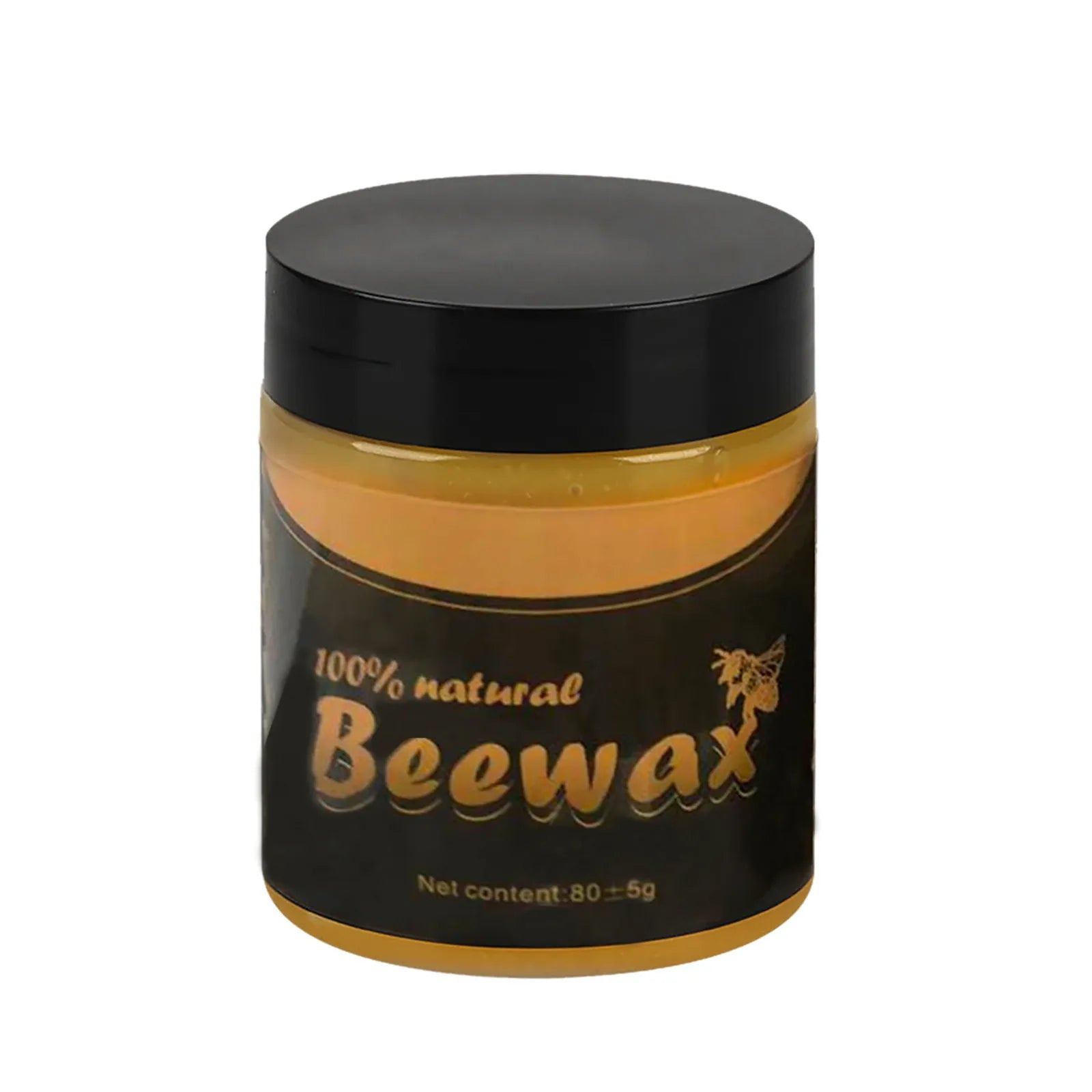 Wood Seasoning Beewax Organic Natural Pure Wax Furniture Care Maintenance Wax Wood Cleaning Polished Complete Solution Cleaning Peaceful Pleasures Health and Wellness 1PC