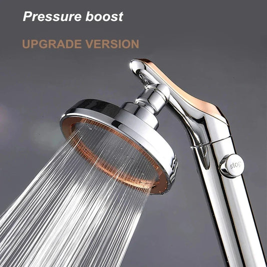 Rotating Rainfall Shower Head – High Pressure & Water Saving Rainfall Shower Head Oasis Select