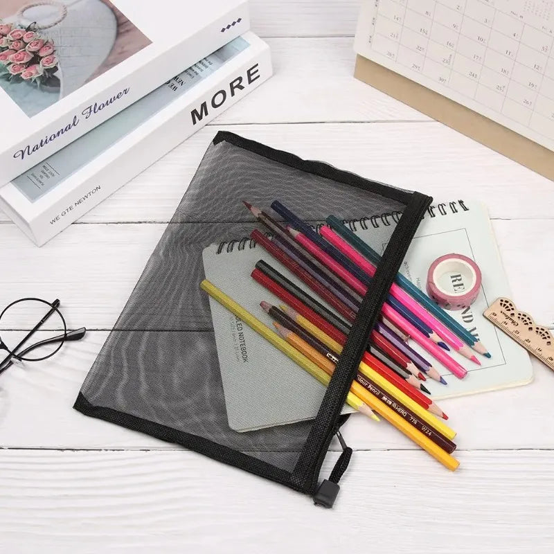 A4/A5/A6 Zipper Exam Pouch | Student Document & Stationery Bag
