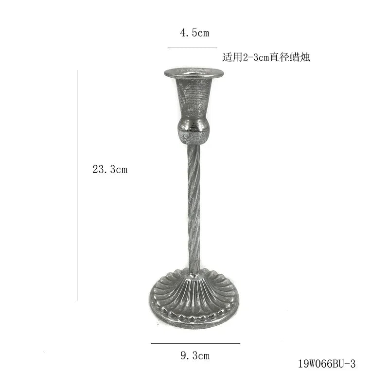 Iron Metal Candlestick Holder | Wedding & Home Décor