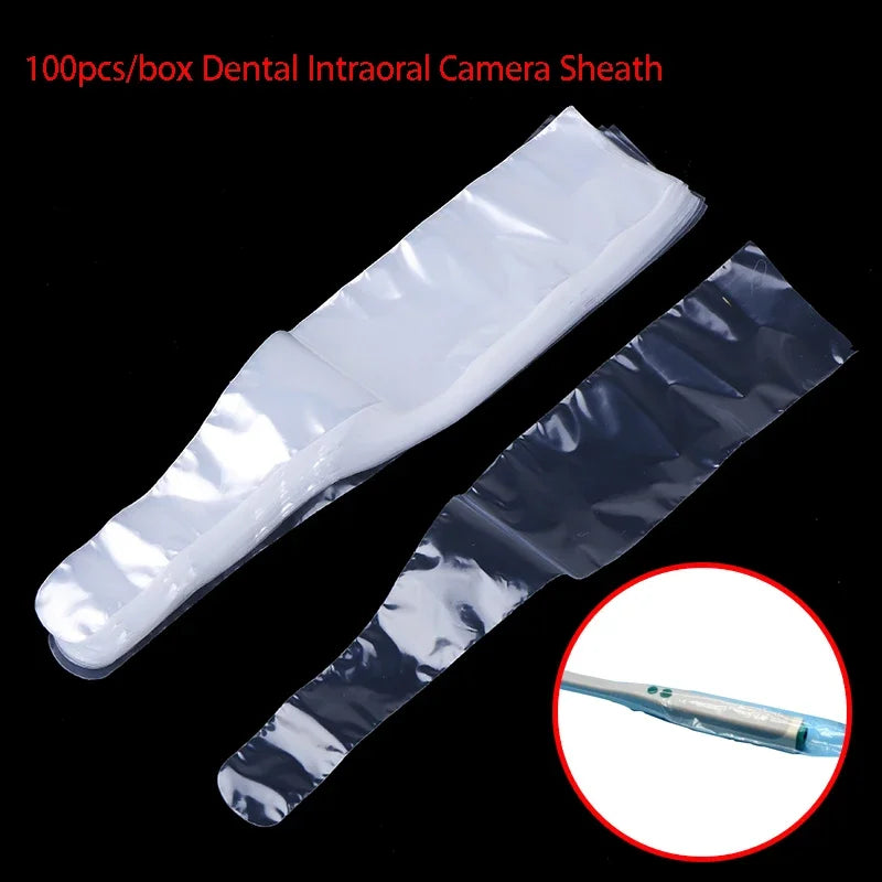 100-Pack Disposable Dental Intraoral Camera Sheath Covers