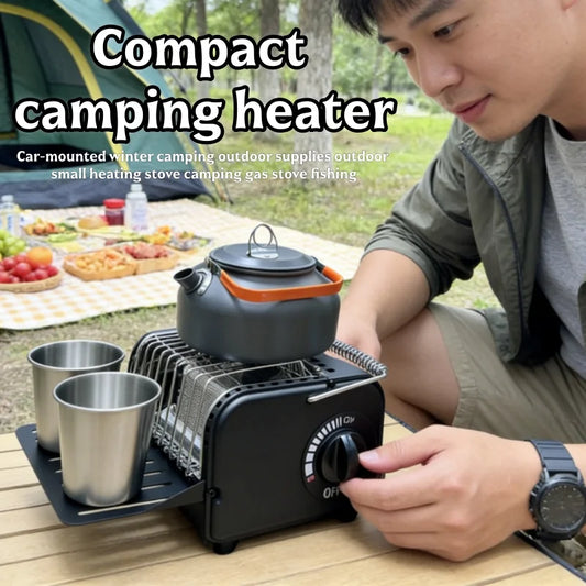 Outdoor Camping Heater Roasting Stove Gas Burners Camp Tent Hunting Heater Warming Stove Hands Warmer Camping Equipment Peaceful Pleasures Health and Wellness