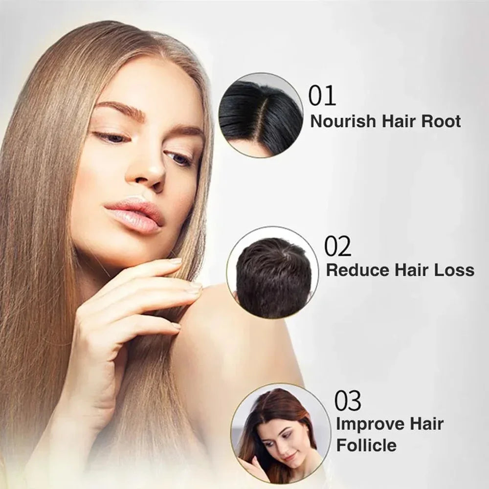 Ginger Natural Plant Hair Care Essential Oil Hair Growth Liquid Anti Hair Loss Nourish Scalp Dry Nourish Hair Treatment Product Peaceful Pleasures Health and Wellness