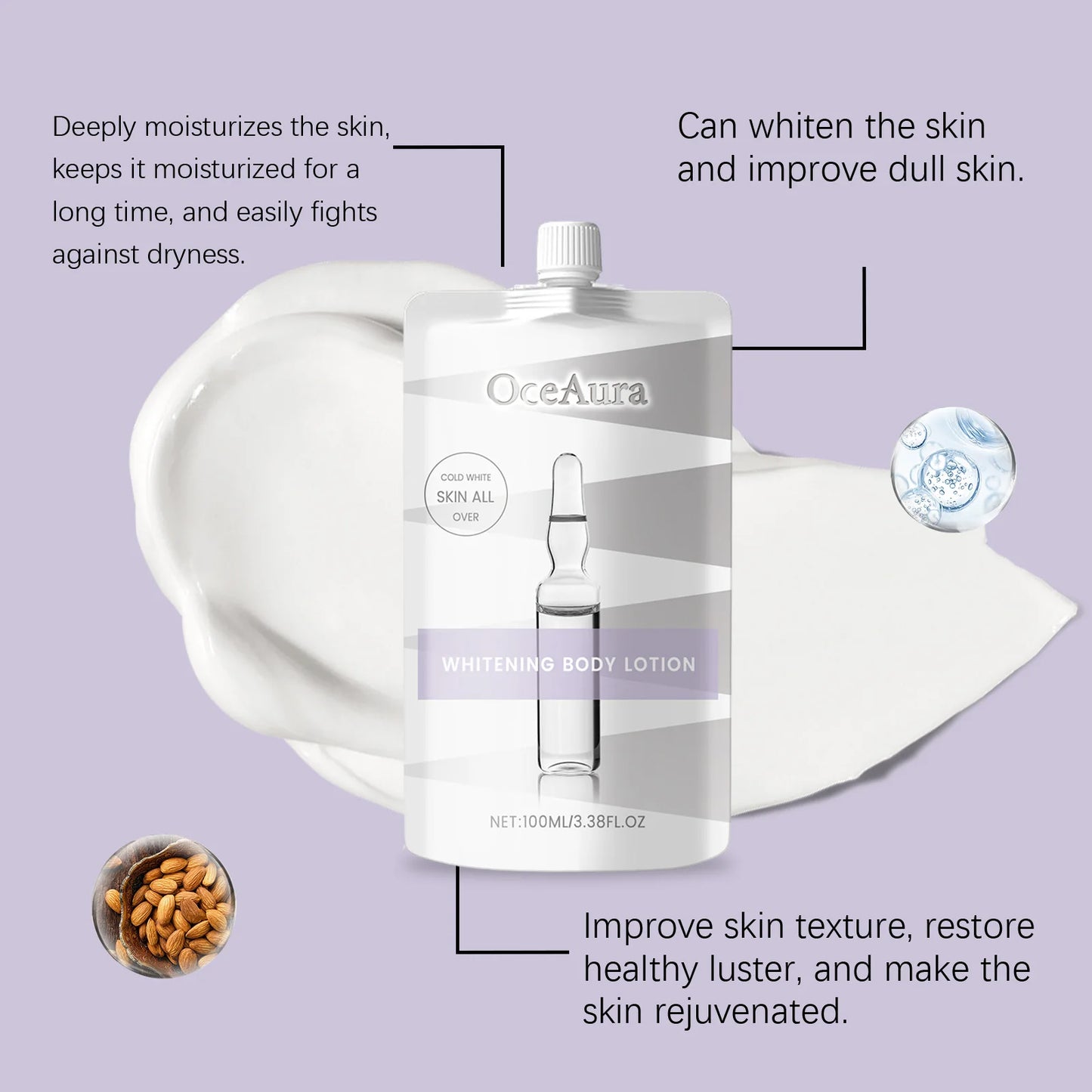 OceAura Niacinamide Whitening Body Lotion | Chicken Skin Care