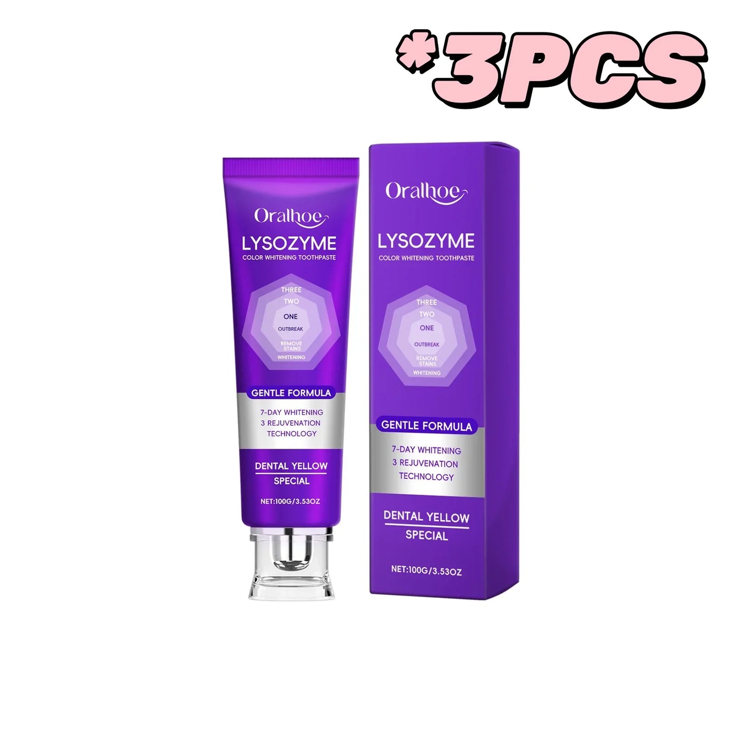 Oralhoe Whitening Toothpaste – Stain Removal & Fresh Breath