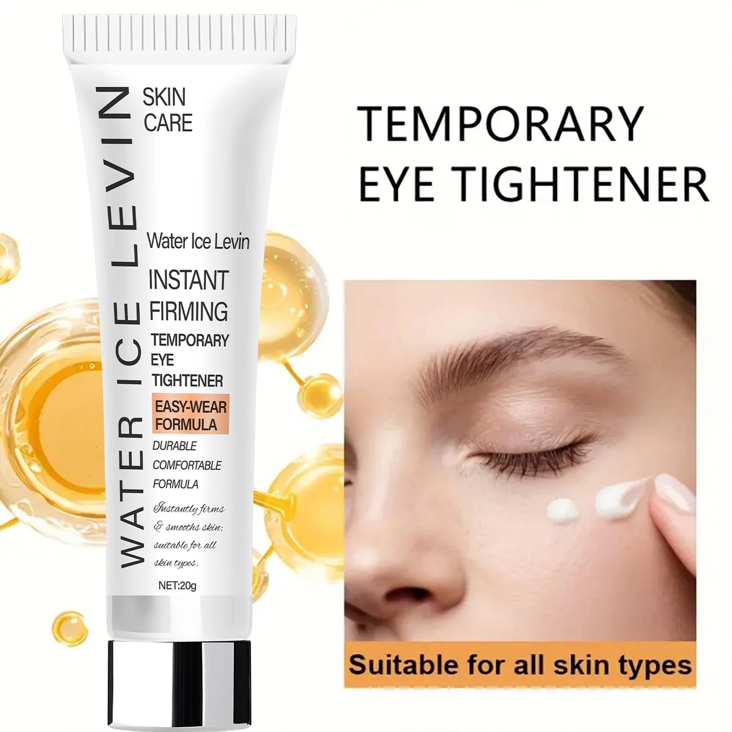 Levin Firming Eye Cream – Hyaluronic Acid & Retinol | 20g Eye Firming Cream Peaceful Pleasures Health and Wellness