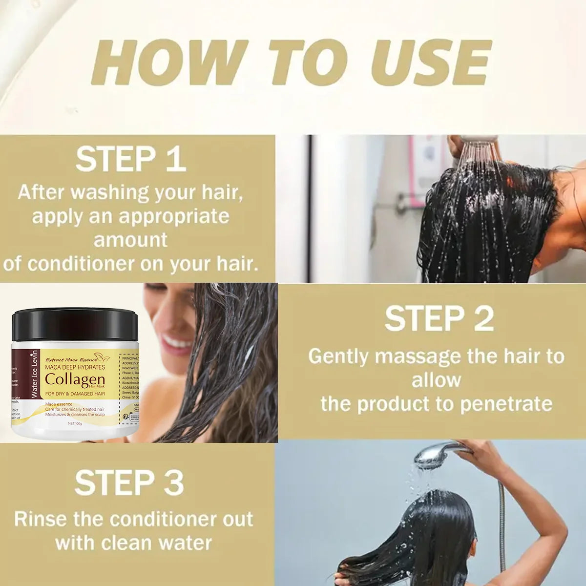 Magic Hair Mask – Collagen, Keratin & Coconut Oil | 100g