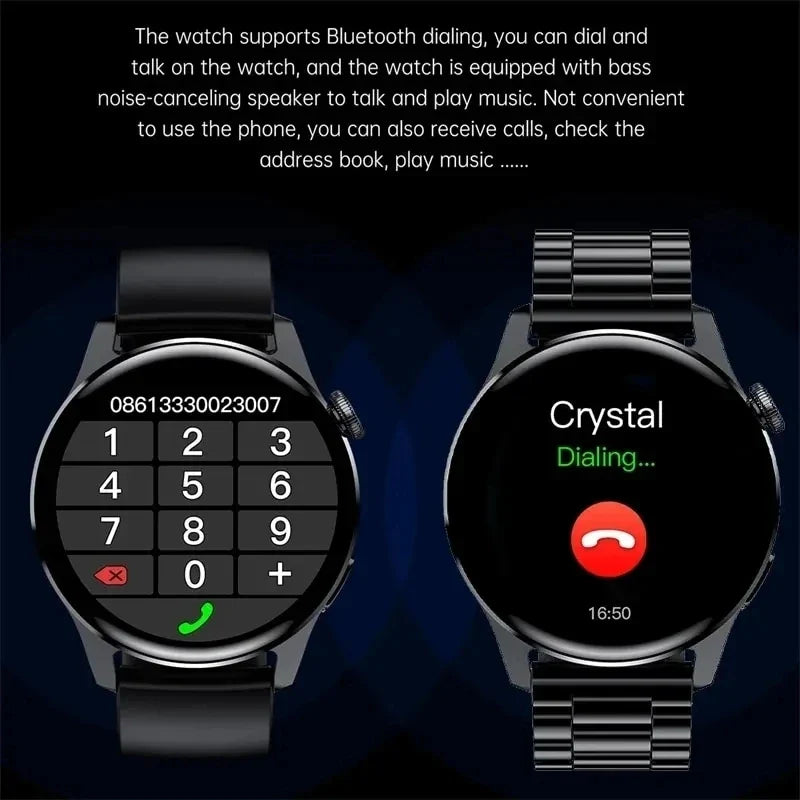 Bluetooth Smartwatch for Men – Heart Rate, Fitness & Calls