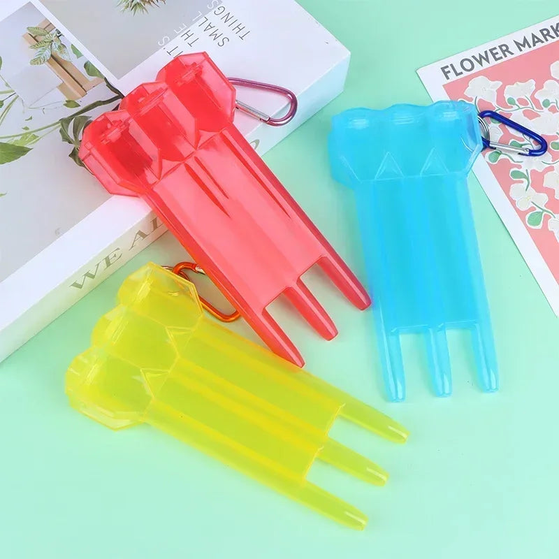 Portable Transparent Dart Box Case | Universal ABS Dart Holder Dart Storage Case Peaceful Pleasures Health and Wellness