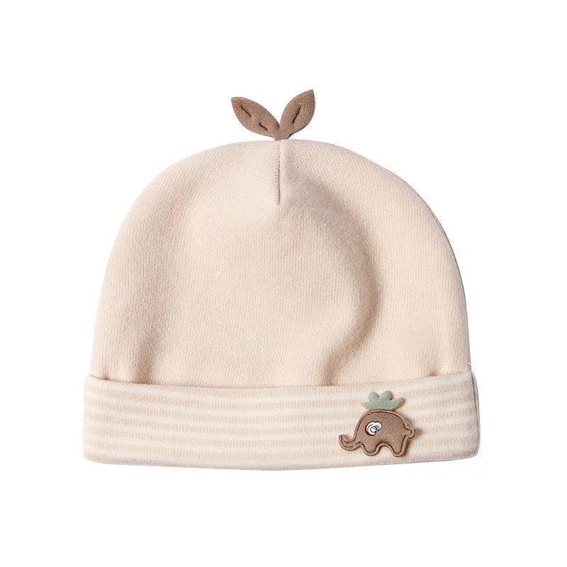 Soft Cotton Newborn Baby Beanie Hat | Boys & Girls 0-12 Months