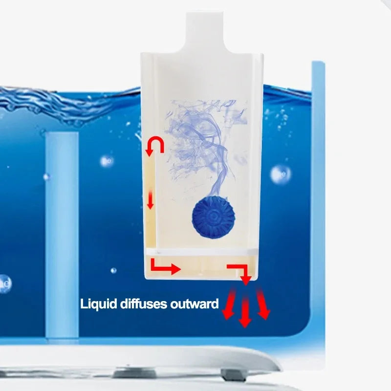 Toilet Tank Slow-Release Cleaner Dispenser Hanging Buffer Box