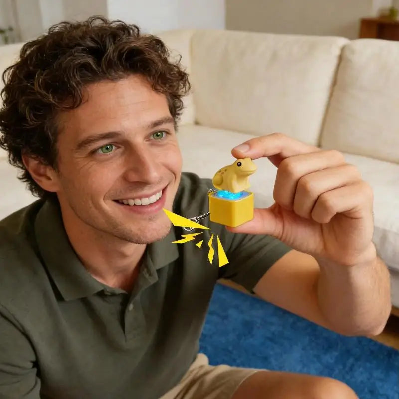 Dinosaur Sound Fidget Keychain – Fun PVC Toy for Kids & Adults