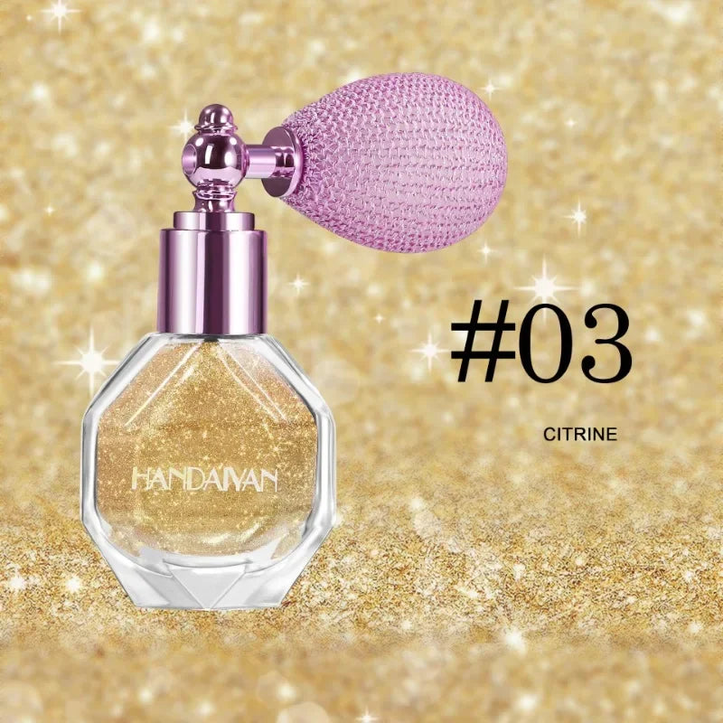 Diamond Highlighter Powder Spray | Glitter Face & Body Illuminator