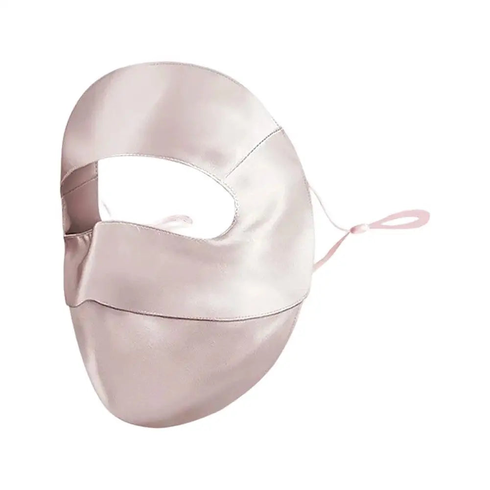 100% Silk Face Mask UPF50+ Sun Protection for Women