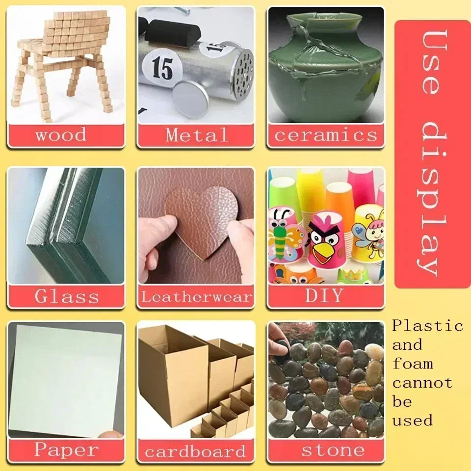 UHU German Super Glue Has Very Good Toughness Multifunctional Soft Glue Super Glue FOR MOOD Textile Porcelain Pape Metal Rubber Peaceful Pleasures Health and Wellness