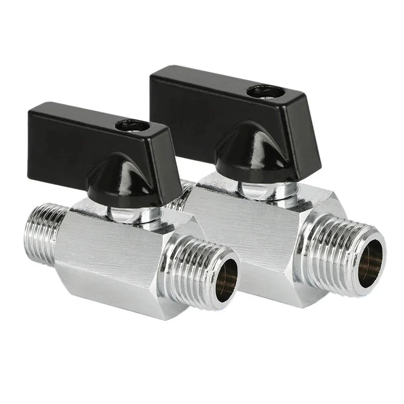 Mini Polished Copper Ball Valve PT1/8–1/2 | Water & Gas Pipe