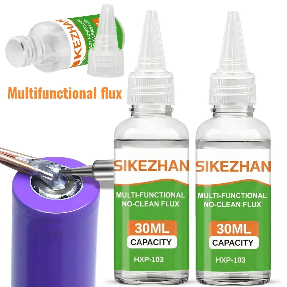 Stainless Steel Liquid Soldering Flux No-Clean Welding Fluid for Nickel Copper Iron 18650 Battery PCB Repair Peaceful Pleasures Health and Wellness