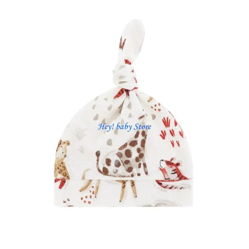 Soft Cotton Knotted Baby Hat – Newborns & Infants 0–24M