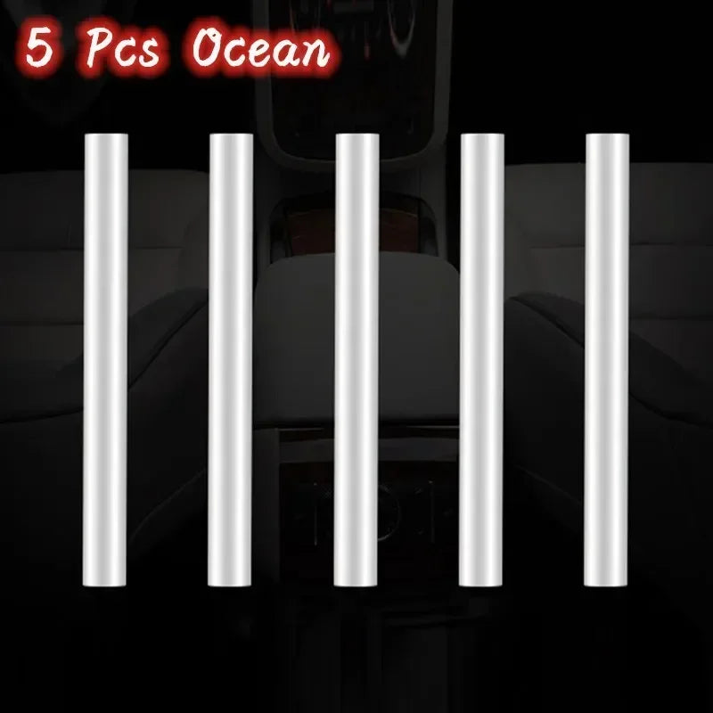 Car Air Freshener Smell In The Car Styling Air Vent Perfume Parfum Flavoring for Auto Interior Accessorie Air Freshener Custom Peaceful Pleasures Health and Wellness 5pcs Ocean