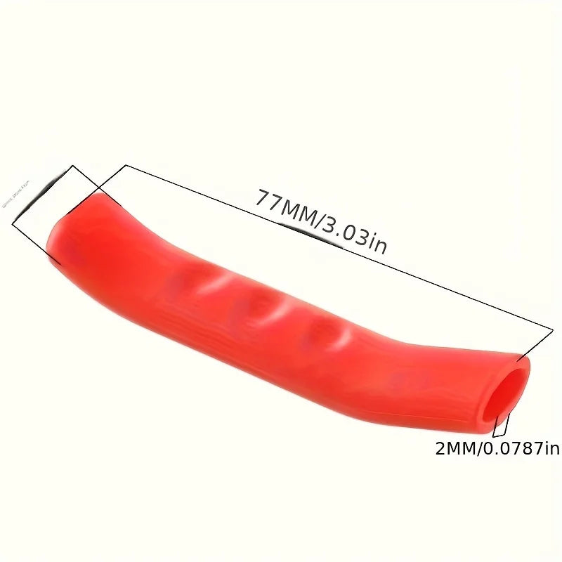 1 Pair Bicycle Brake Handle Protection Cover Silicone Anti-slip