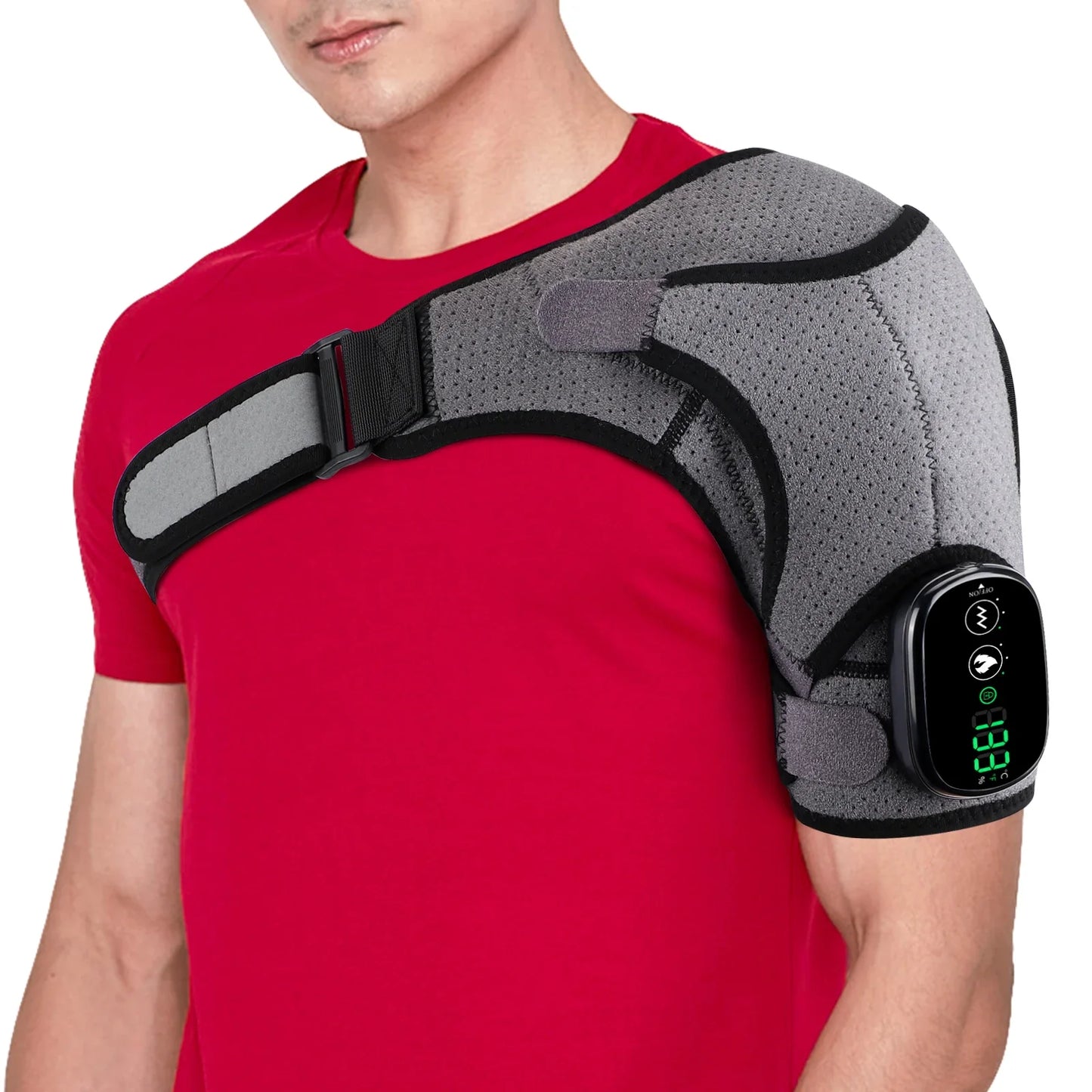 Electric Heated Shoulder Wrap – LED Warming Massage Shawl