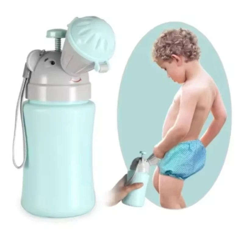 Portable Baby Travel Potty Hygienic Leak Proof Urinal Emergency Toilet for Car Toddler Pee Training Cup Bottle for Kids Boy Girl Peaceful Pleasures Health and Wellness