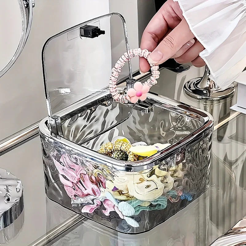 Clear Acrylic Hair Accessories Organizer Box | Ties & Bows