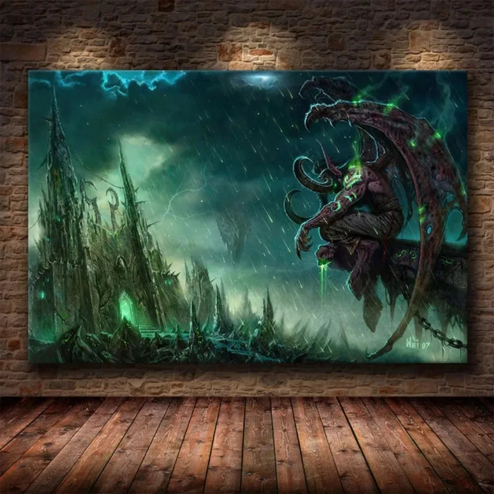 World of Warcraft HD Canvas Wall Art Poster | Unframed Print