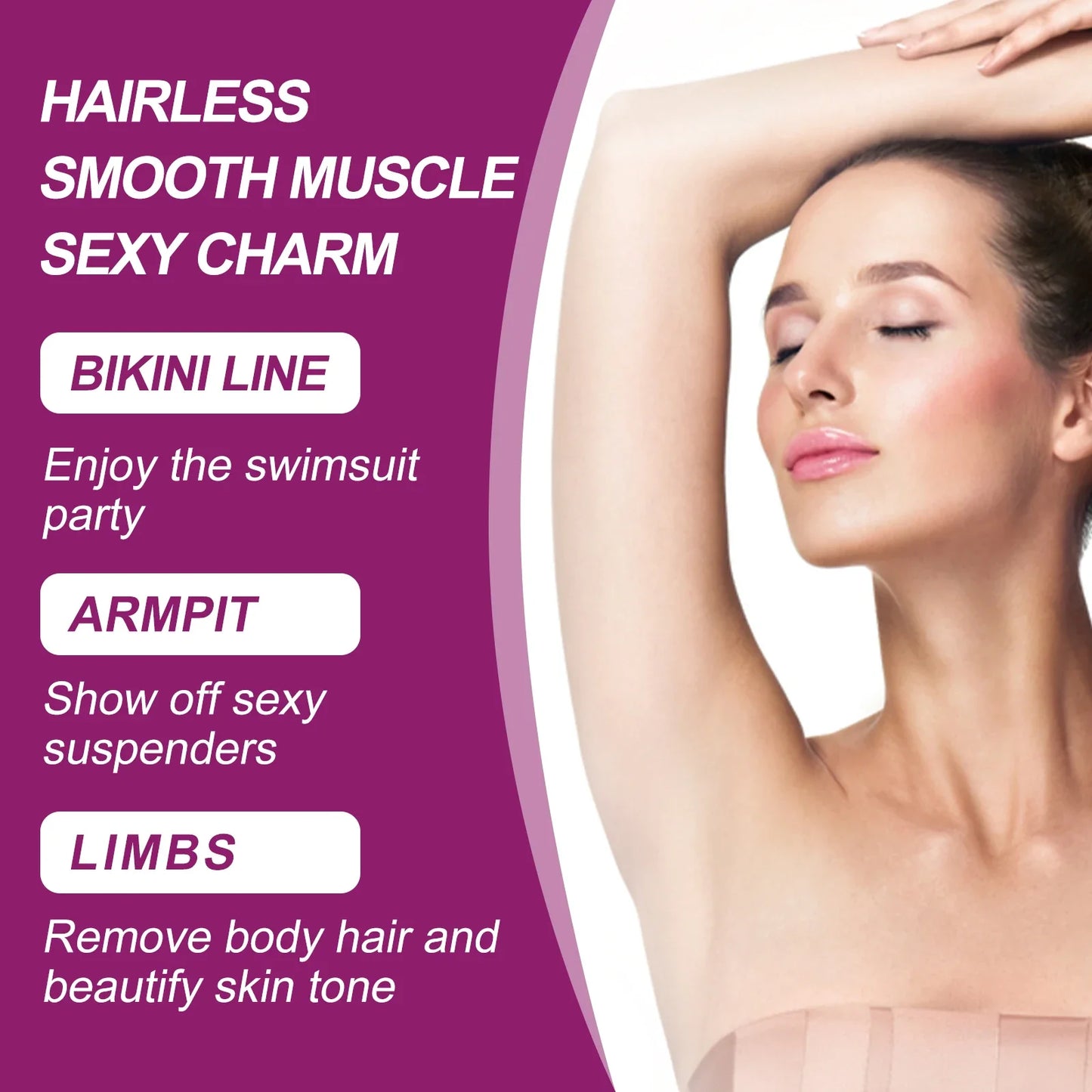 Gentle Hair Removal Mousse Spray – Arms, Legs & Full Body