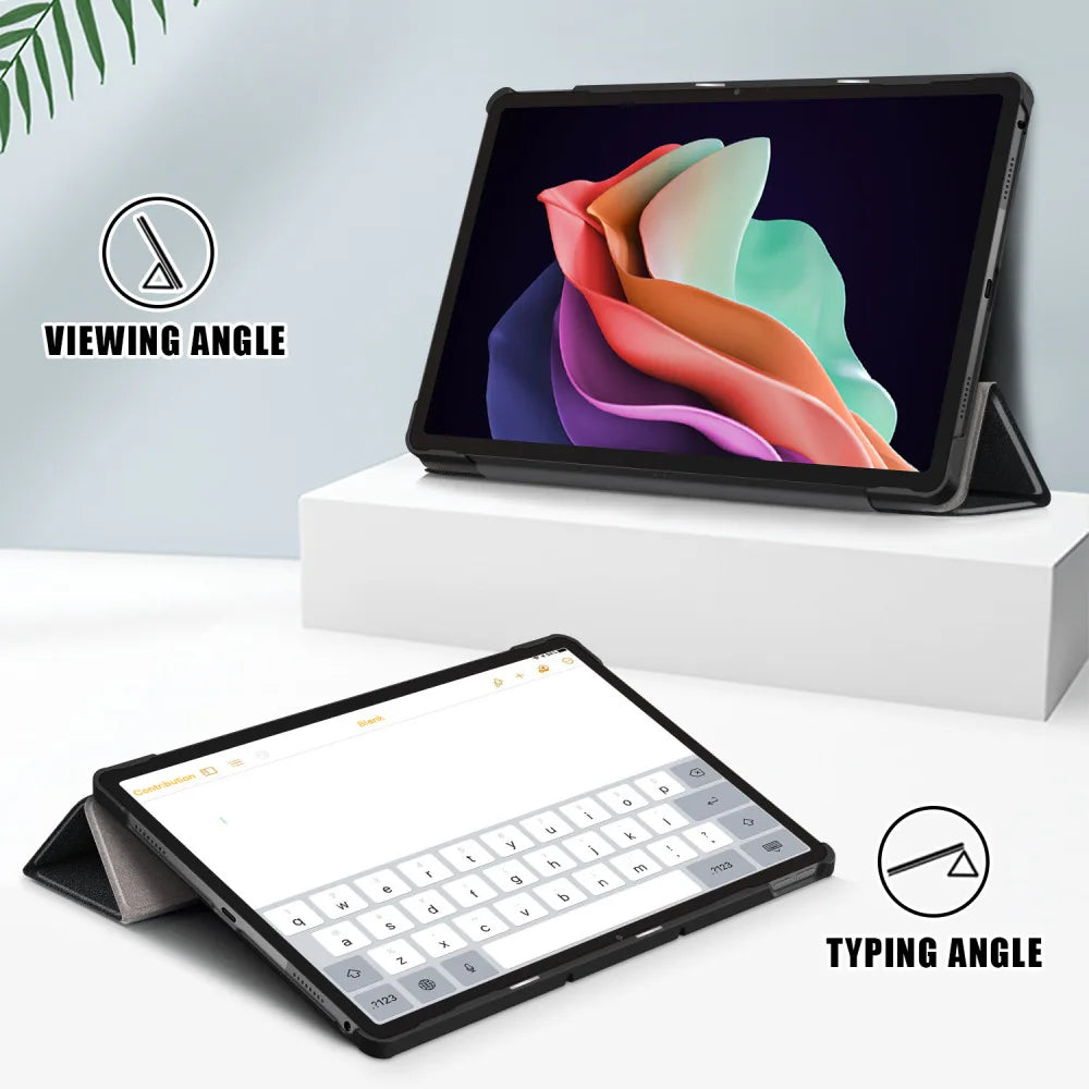 PU Built-In Stand Function For ODEA A12 Tablet Case Shockproof Cover 12 Inch Soft All-Inclusive Drop-Proof Protective Case Peaceful Pleasures Health and Wellness