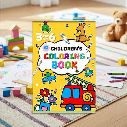 Drawing Books Kids Colored Cases Graffiti Cartoon Animals Peaceful Pleasures Health and Wellness