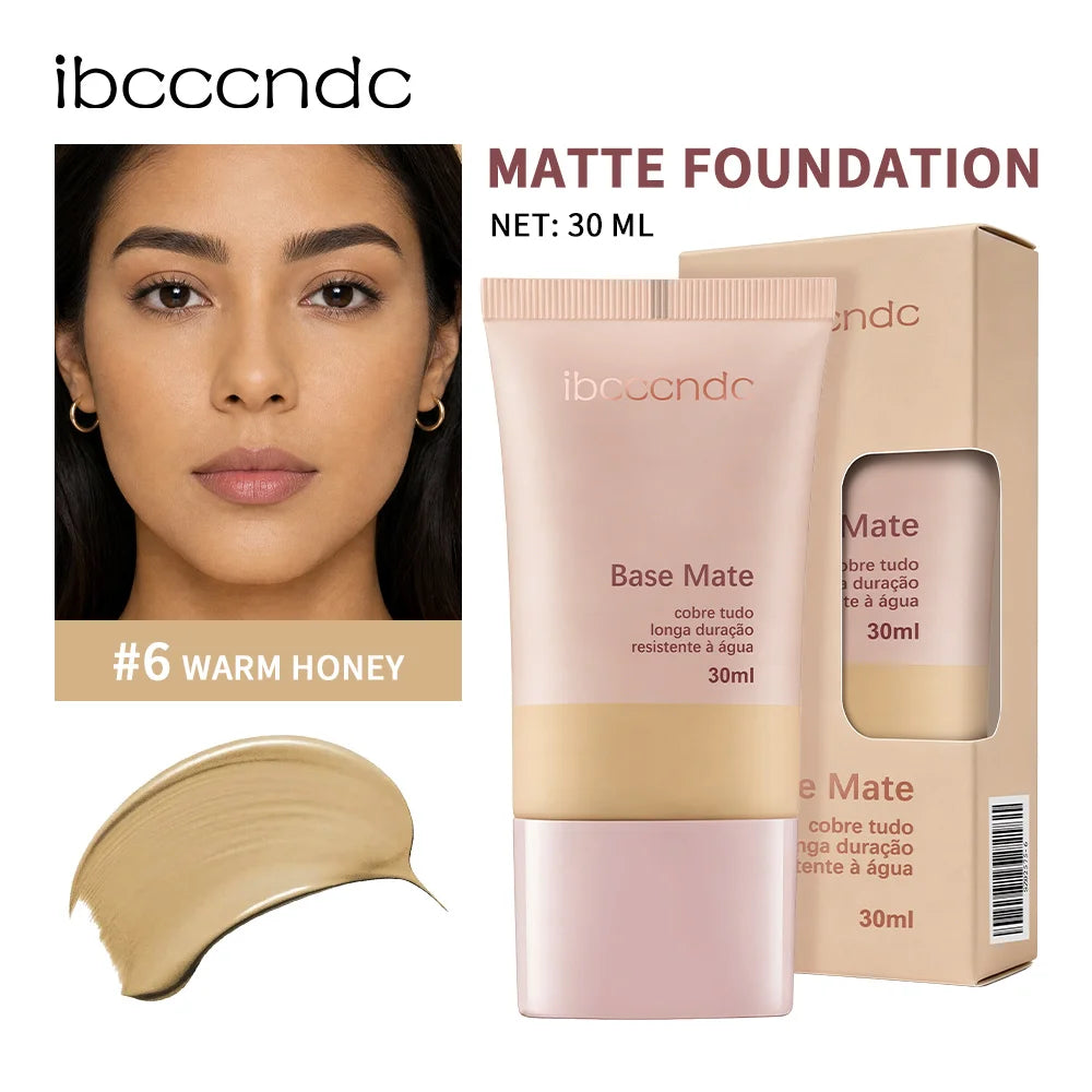Matte Foundation Natural Coverage Smooth Skin-Friendly Deep Skin-Nourishing Long-Lasting & Waterproof Gentle Cares Foundation Peaceful Pleasures Health and Wellness Warm Honey