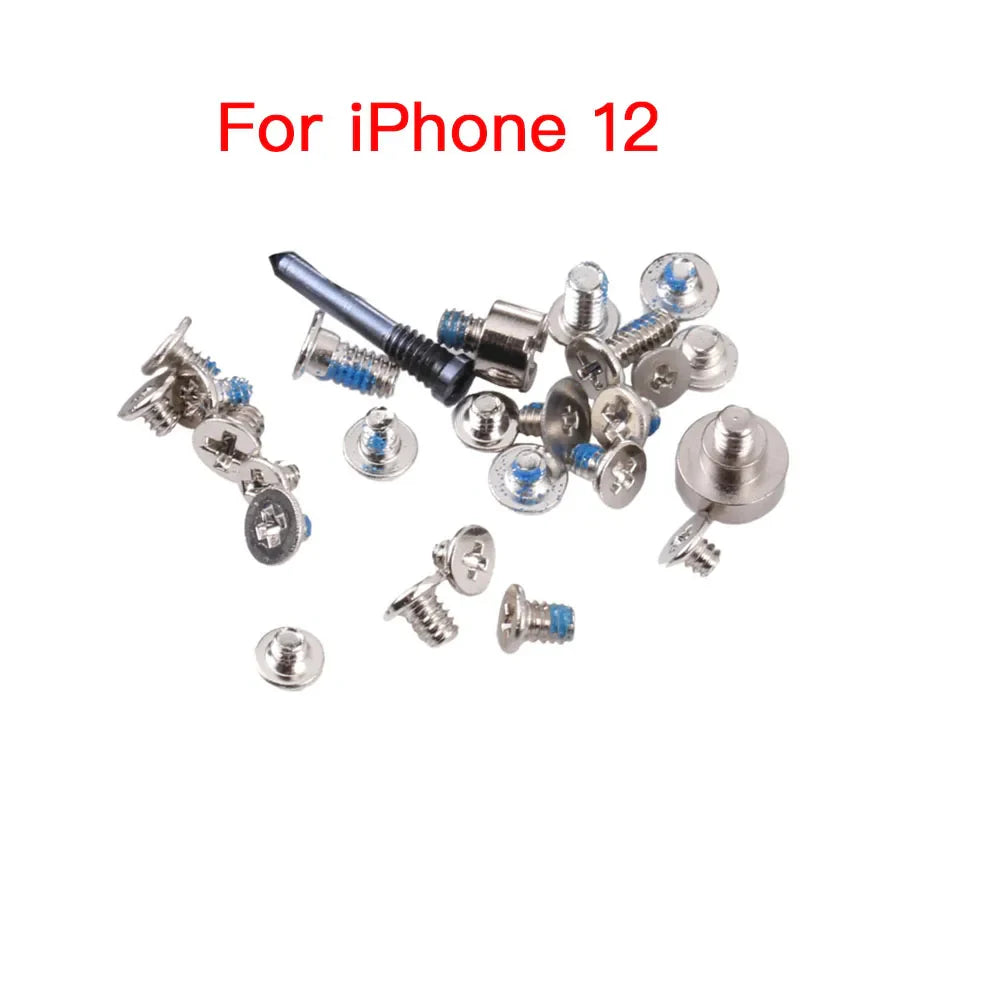 iPhone 7–12 Pro Max Full Screw Replacement Set | 5-Star Screws