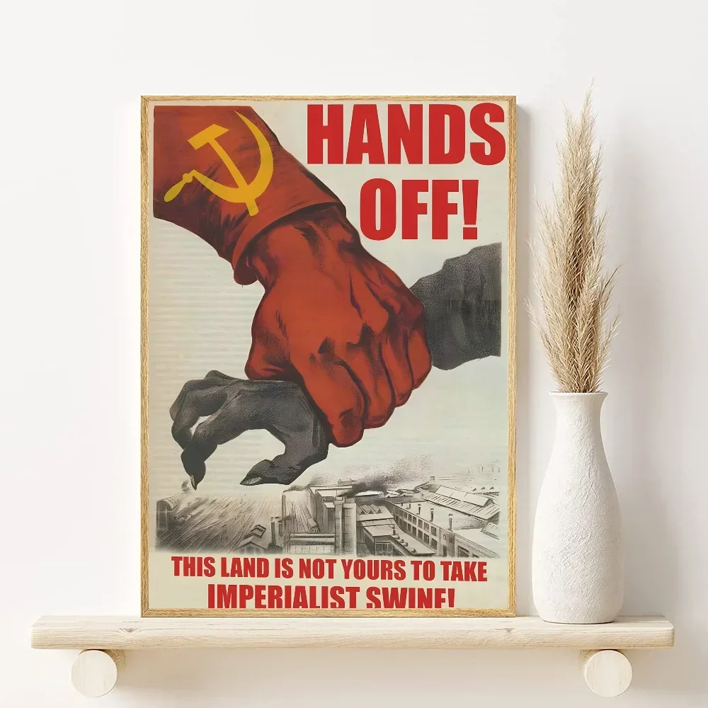 happy time Soviet Russia Communism Poster Minimalist Aesthetics Print Canvas Painting for Living Room Modern Home Decor Peaceful Pleasures Health and Wellness