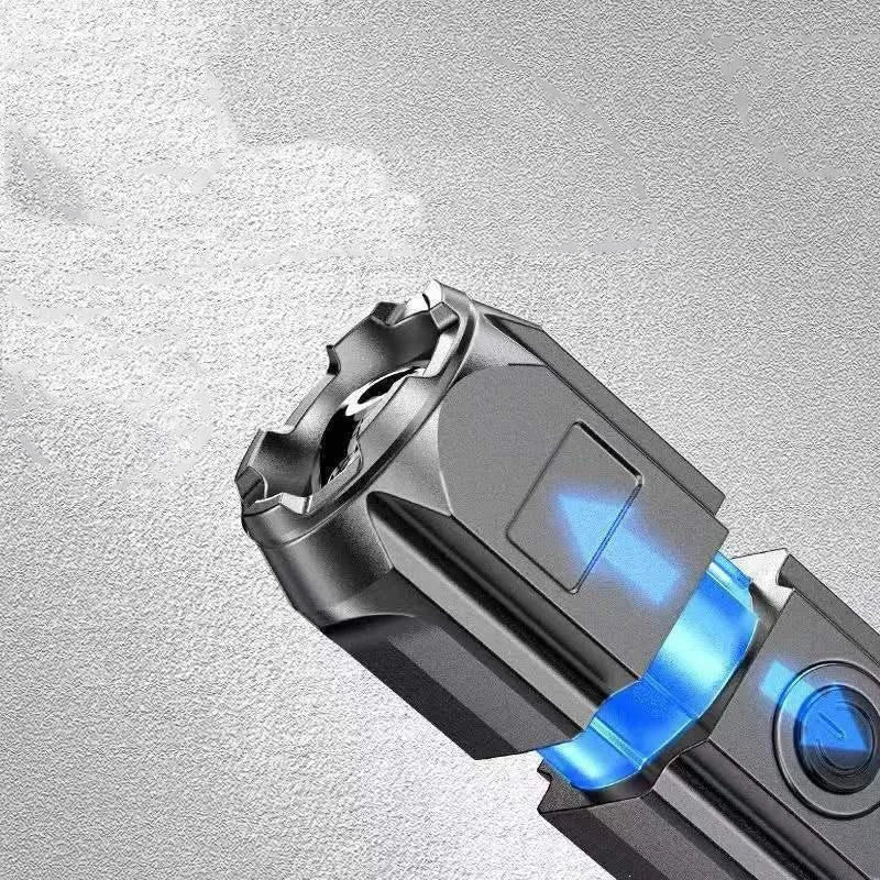 Mini USB Rechargeable LED Flashlight – Extendable & Portable