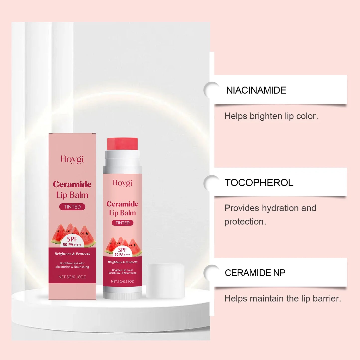 SPF 50+ Lip Balm | Kojic Acid, Ceramide & Beetroot Peaceful Pleasures Health and Wellness