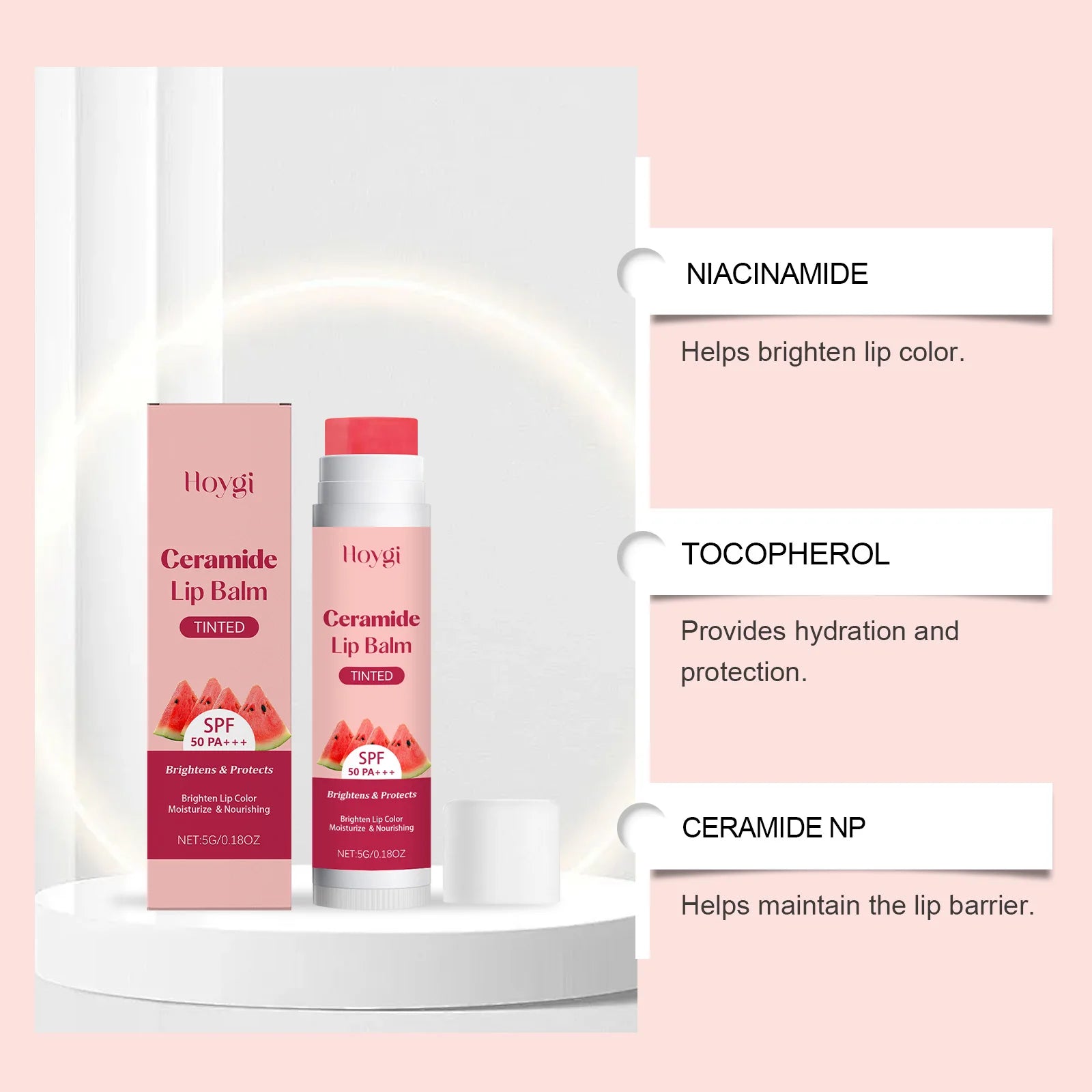 SPF 50+ Lip Balm | Kojic Acid, Ceramide & Beetroot Peaceful Pleasures Health and Wellness