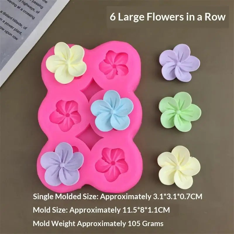 3D Flower Silicone Cake Mold – Nonstick Mousse & Chocolate Mould