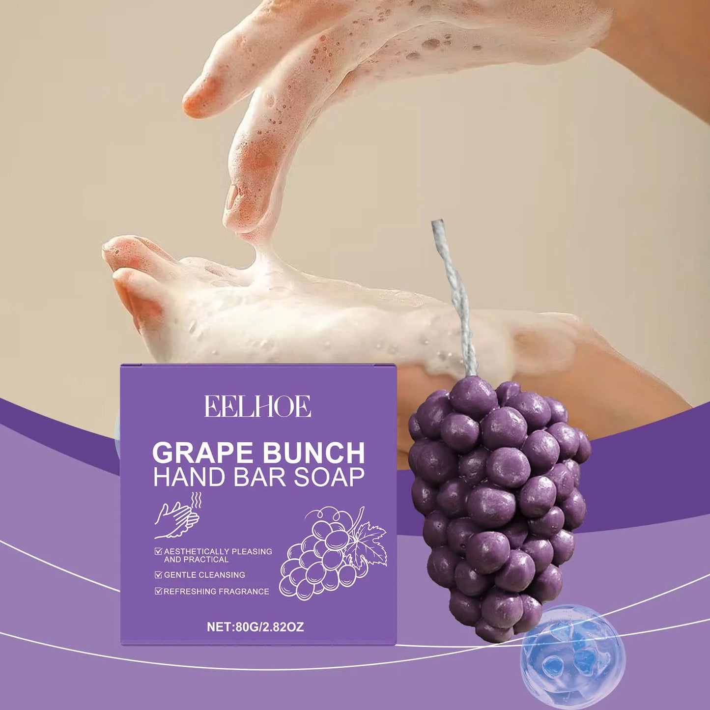 Grape Cluster Soap – Gentle Daily Cleansing & Fresh Scent