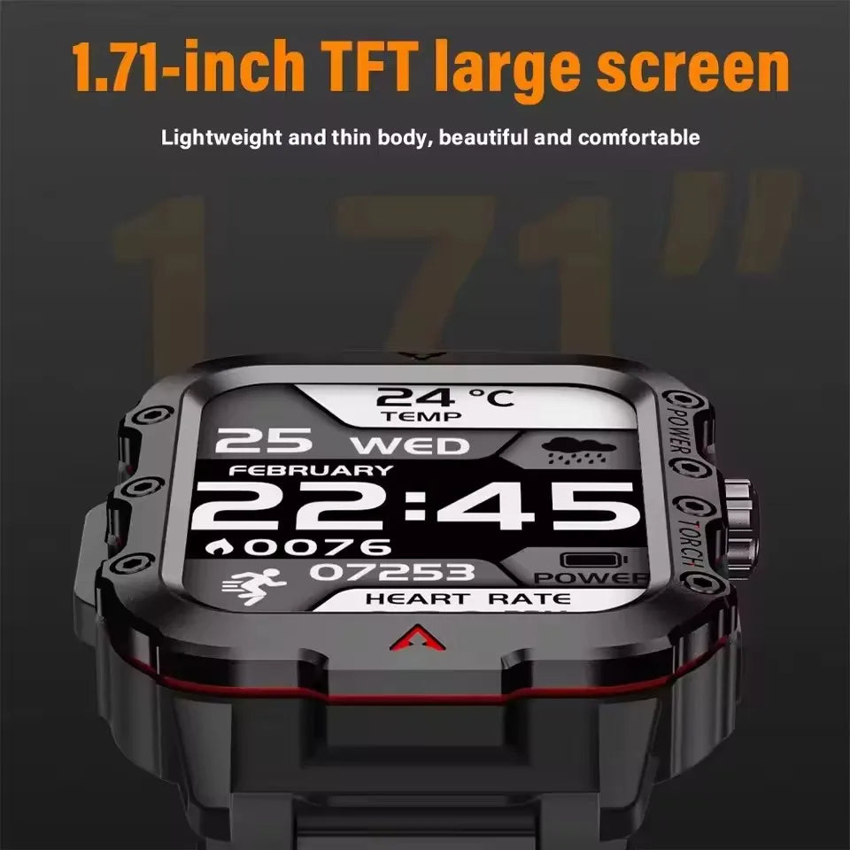 Ola Esporte HT30 Sports Smartwatch – Bluetooth Call & LED Light