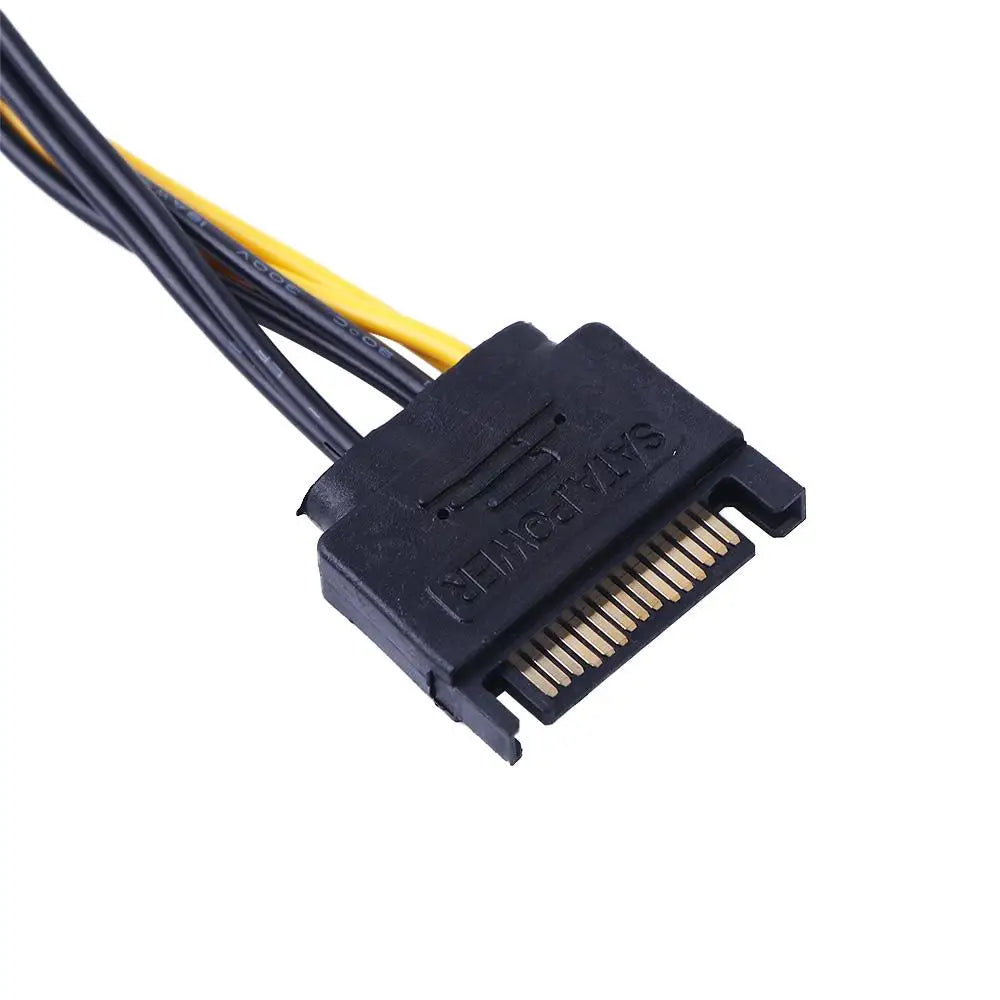 6 Pin Male to Female Power Splitter Cable Graphics Power Cord SATA Power Cable Video Card Power Cable SATA Adapter Cable Peaceful Pleasures Health and Wellness