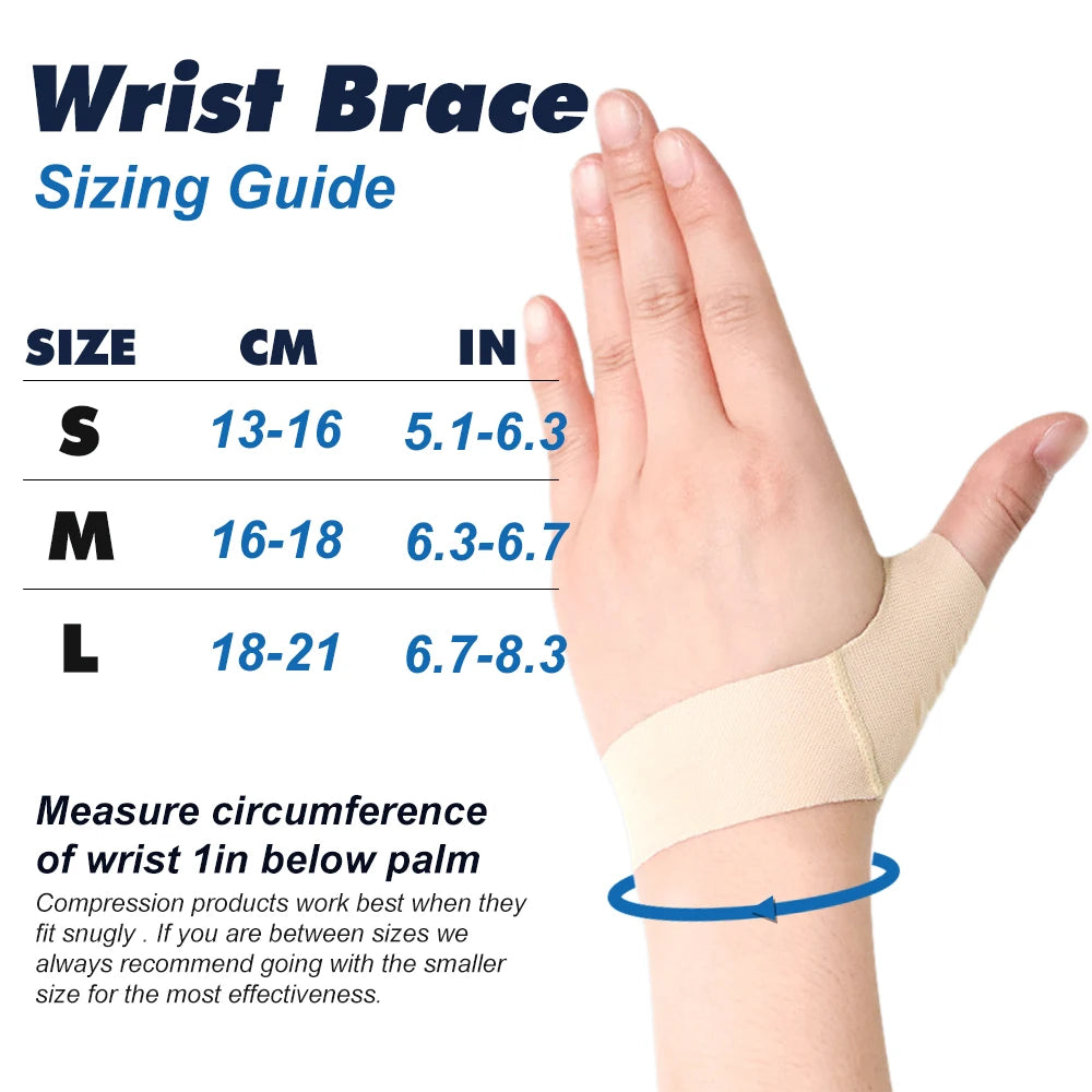 1Pcs Elastic Thumb Support Brace Layer - Soft Thumb Compression Sleeve Protector for Relieving Pain,Joint Pain,Tendonitis,Sports Peaceful Pleasures Health and Wellness