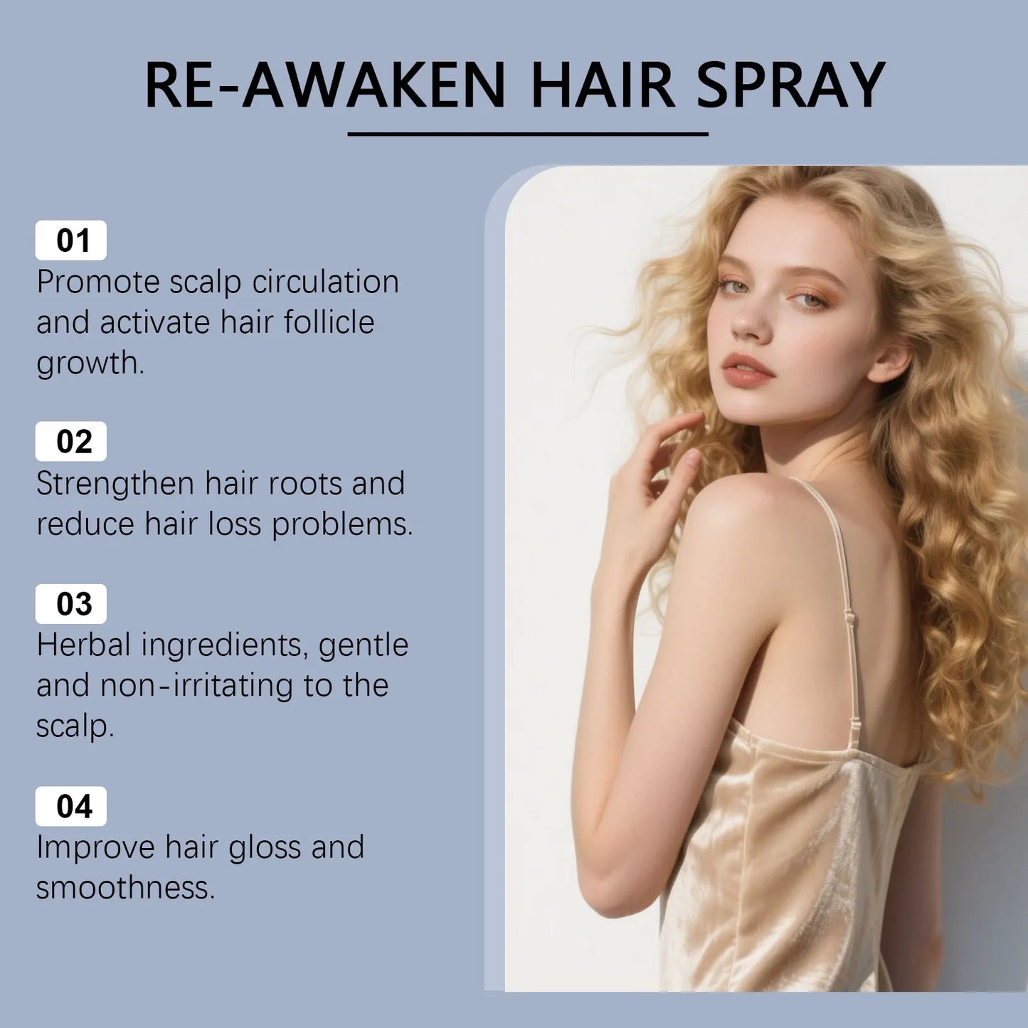 Hair Nourishing Spray – Strengthens Follicles & Adds Shine
