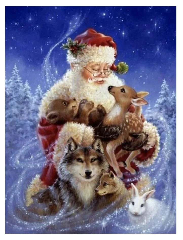 Funny Christmas Cat Vintage Canvas Poster | Retro Wall Art Print Canvas Wall Art Print Peaceful Pleasures Health and Wellness ZLH5552 100x150cm No Frame