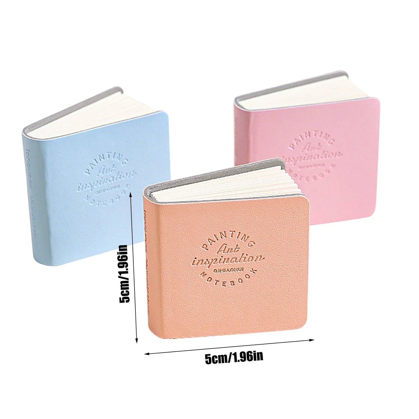 Mini Pocket Sketchbook Set of 3 | 300gsm Blank Art Paper, 48 Sheets