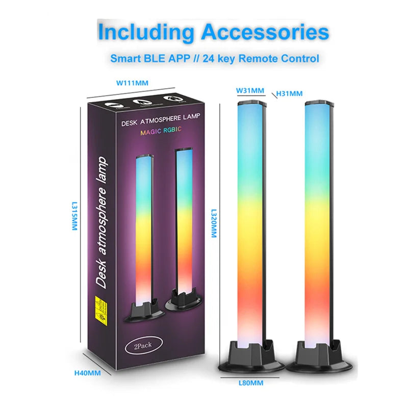 SHINEKNOT RGB Dimmable Mood Light – Gaming Desk Ambient Lamp